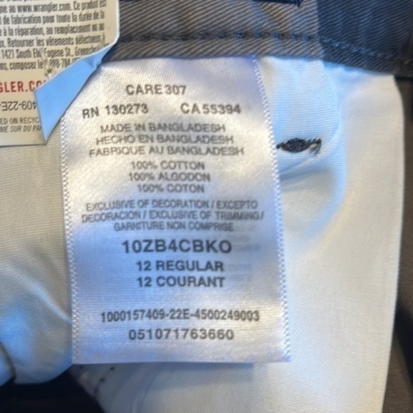 NWT Boys camouflage wrangler shorts size 12 regular - Picture 6 of 7